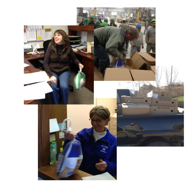 First turkey handouts in 2011